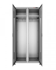 Шкаф двухсекционный ЗМК для хранения спецодежды 1950х700х500